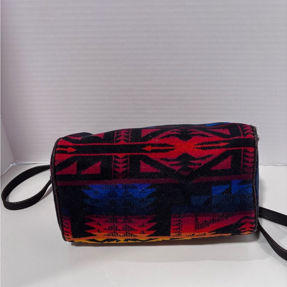 Pendleton Wool Southwestern Aztec Patterned Cross… - image 3